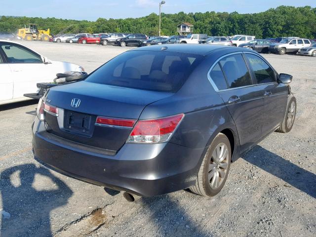 1HGCP2F86CA153709 - 2012 HONDA ACCORD EXL GRAY photo 4