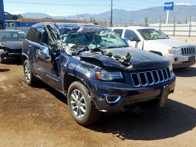 1C4RJFBT7EC173230 - 2014 JEEP GRAND CHER BLUE photo 1