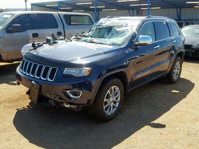 1C4RJFBT7EC173230 - 2014 JEEP GRAND CHER BLUE photo 2