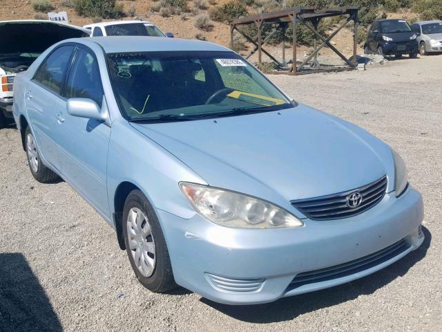 4T1BE32K65U567898 - 2005 TOYOTA CAMRY LE BLUE photo 1