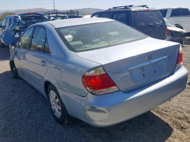4T1BE32K65U567898 - 2005 TOYOTA CAMRY LE BLUE photo 3