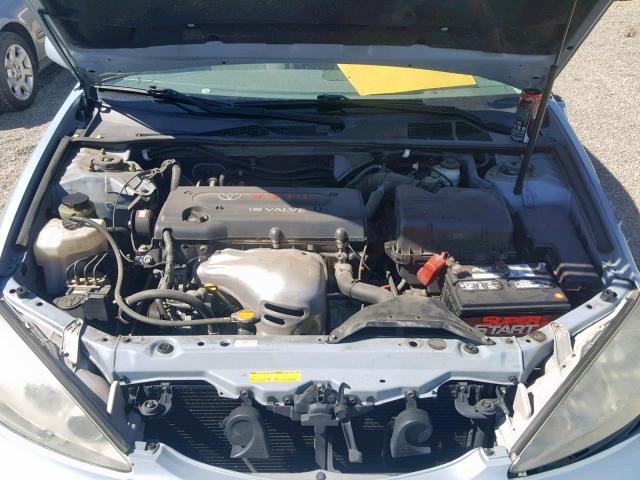 4T1BE32K65U567898 - 2005 TOYOTA CAMRY LE BLUE photo 7