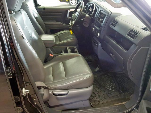 2HJYK16567H514636 - 2007 HONDA RIDGELINE BLACK photo 5