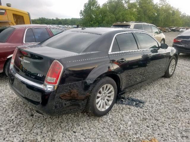 2C3CCAAG2CH105178 - 2012 CHRYSLER 300 BLACK photo 4