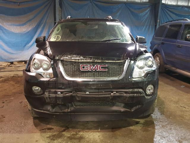 1GKLVLED9AJ102229 - 2010 GMC ACADIA SLE BLACK photo 9