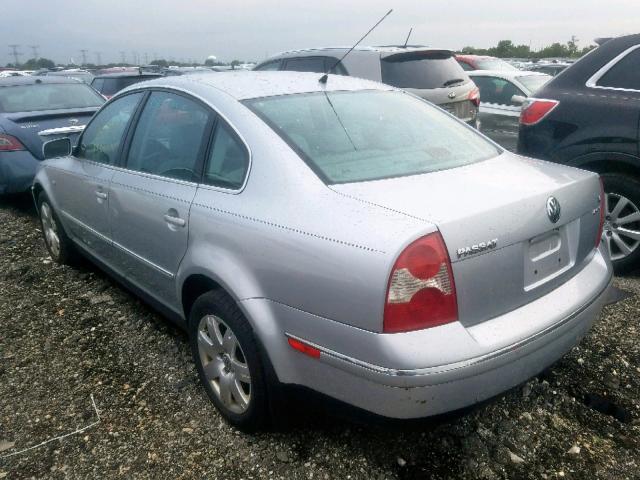 WVWTH63B53P452172 - 2003 VOLKSWAGEN PASSAT GLX SILVER photo 3