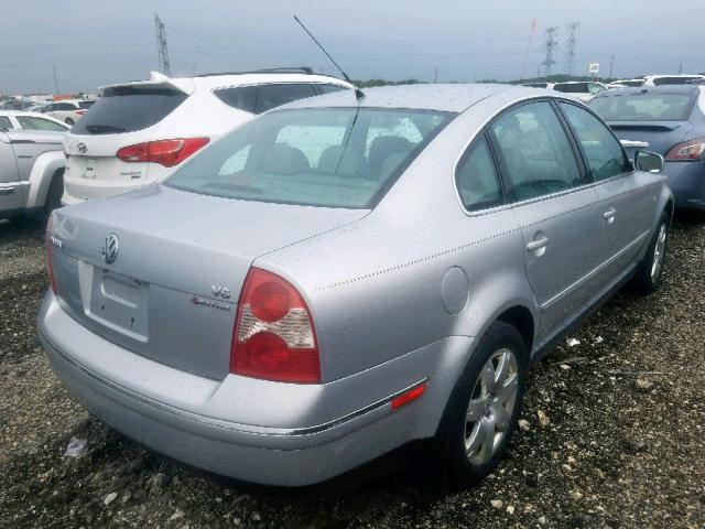 WVWTH63B53P452172 - 2003 VOLKSWAGEN PASSAT GLX SILVER photo 4