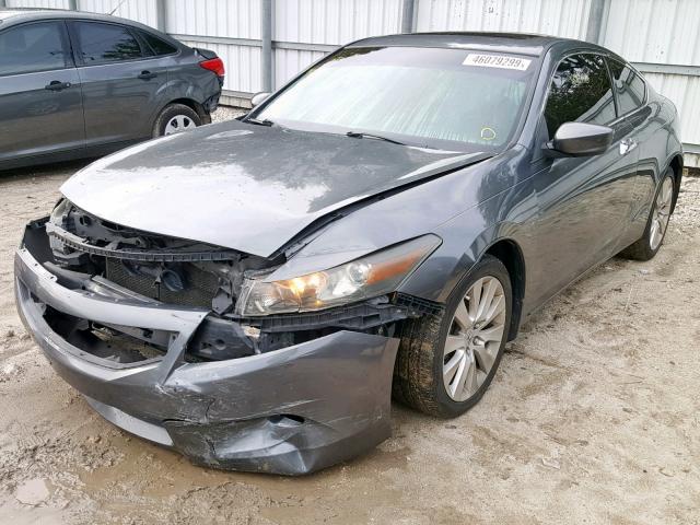 1HGCS2B8XAA010439 - 2010 HONDA ACCORD EXL GRAY photo 2