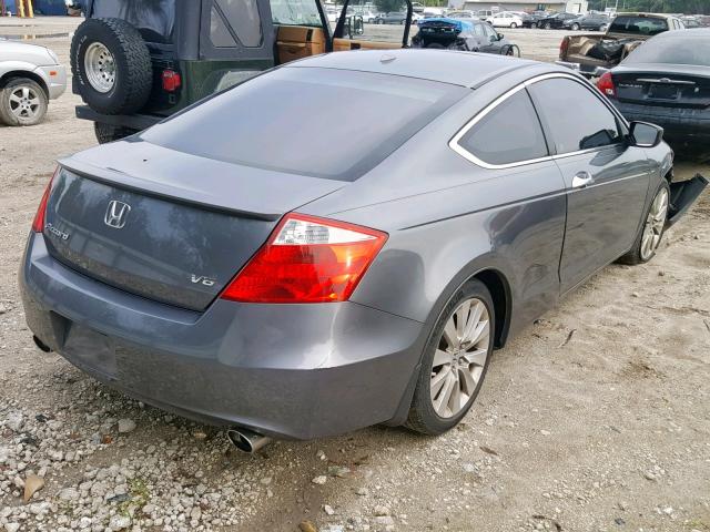 1HGCS2B8XAA010439 - 2010 HONDA ACCORD EXL GRAY photo 4