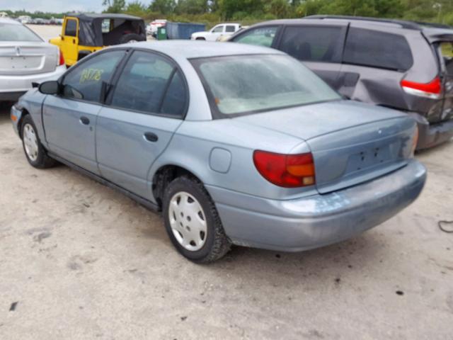 1G8ZH52872Z108169 - 2002 SATURN SL1 BLUE photo 3