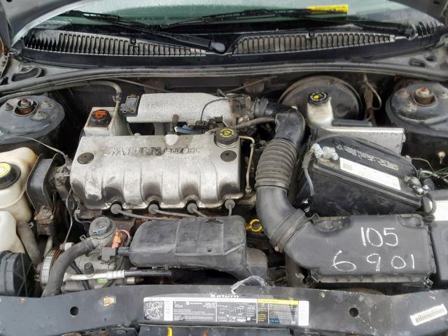 1G8ZH52872Z108169 - 2002 SATURN SL1 BLUE photo 7