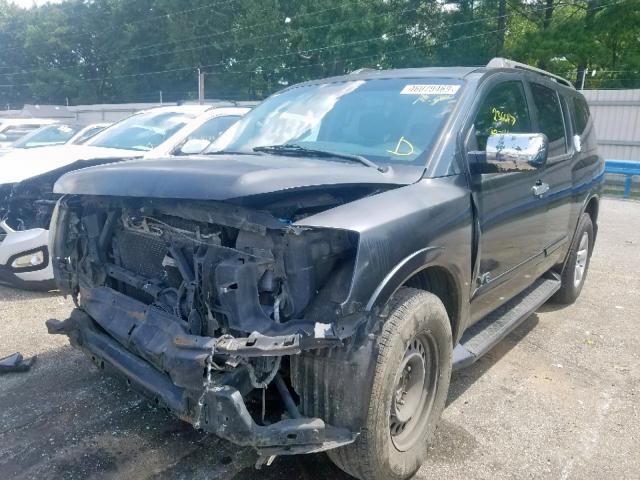 5N1AA08D58N610768 - 2008 NISSAN ARMADA SE BLACK photo 2