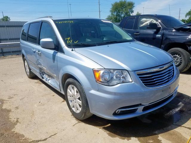 2C4RC1BG7CR411551 - 2012 CHRYSLER TOWN & COU TEAL photo 1