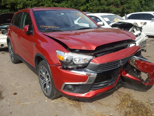 JA4AP3AU1GZ030806 - 2016 MITSUBISHI OUTLANDER RED photo 1