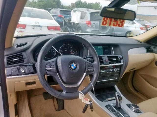 5UXXW3C57F0F88625 - 2015 BMW X4 XDRIVE2 WHITE photo 9