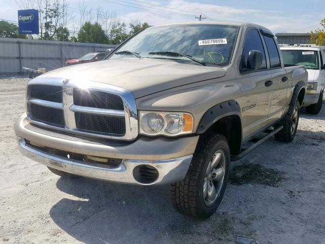 1D7HU18DX4S674578 - 2004 DODGE RAM 1500 S GOLD photo 2