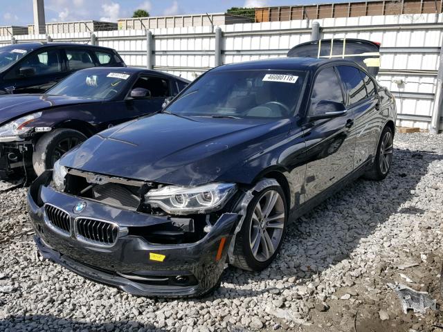 WBA8E9G53GNU30139 - 2016 BMW 328 I SULE BLACK photo 2