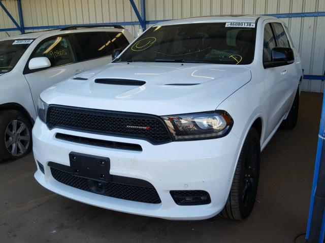 1C4SDJCTXJC209772 - 2018 DODGE DURANGO R/ WHITE photo 2