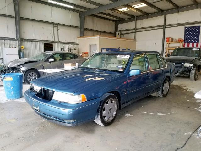 YV1KS9607V1105211 - 1997 VOLVO 960 BLUE photo 2