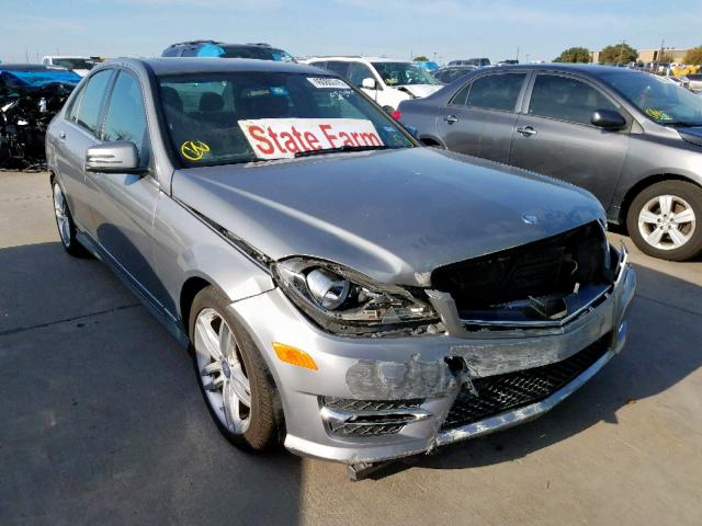 WDDGF4HB2EA946098 - 2014 MERCEDES-BENZ C 250 GRAY photo 1