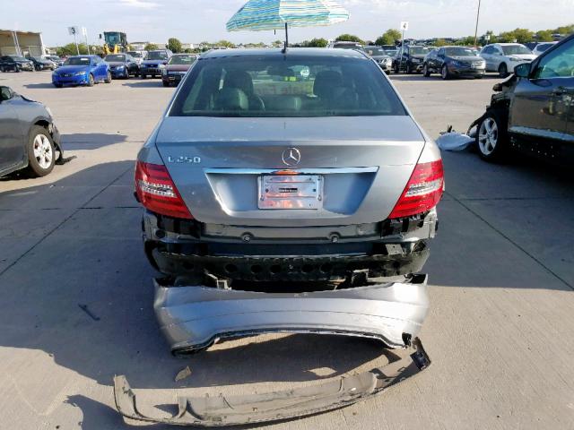 WDDGF4HB2EA946098 - 2014 MERCEDES-BENZ C 250 GRAY photo 9