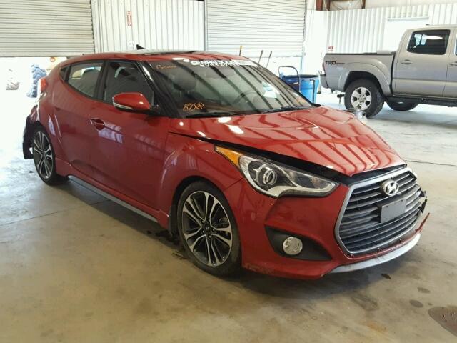 KMHTC6AE7GU257219 - 2016 HYUNDAI VELOSTER T RED photo 1