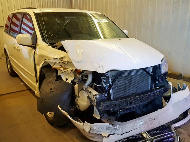 2C4RDGCGXDR553991 - 2013 DODGE GRAND CARA WHITE photo 1