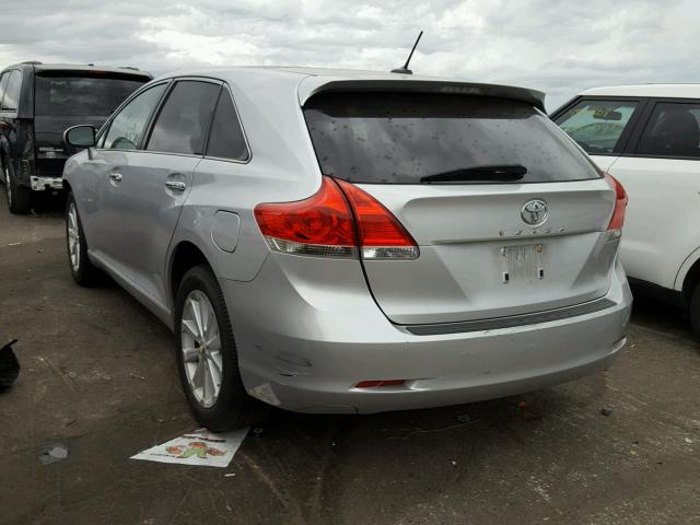 4T3ZA3BB0BU054899 - 2011 TOYOTA VENZA BASE GRAY photo 3