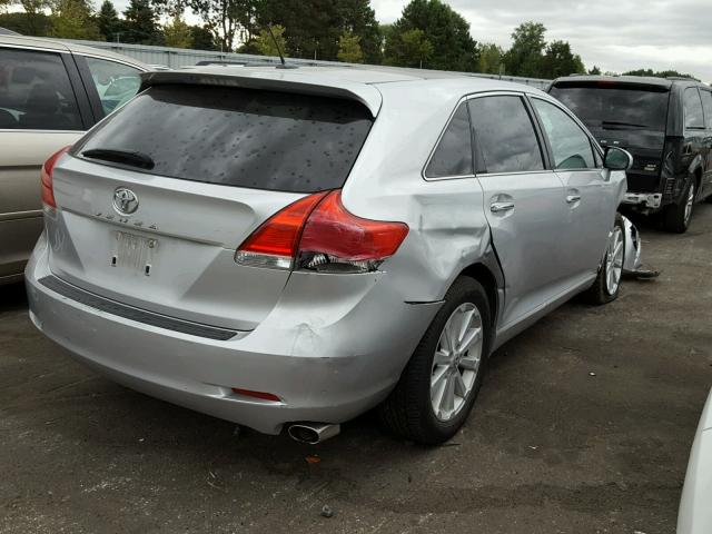 4T3ZA3BB0BU054899 - 2011 TOYOTA VENZA BASE GRAY photo 4