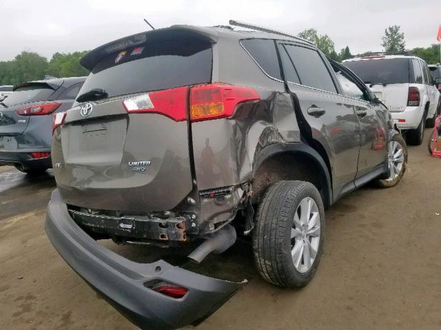 2T3DFREV9DW098455 - 2013 TOYOTA RAV4 LIMIT GRAY photo 4