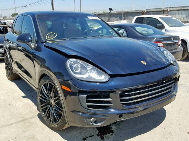 WP1AB2A22JLA61195 - 2018 PORSCHE CAYENNE S BLUE photo 1