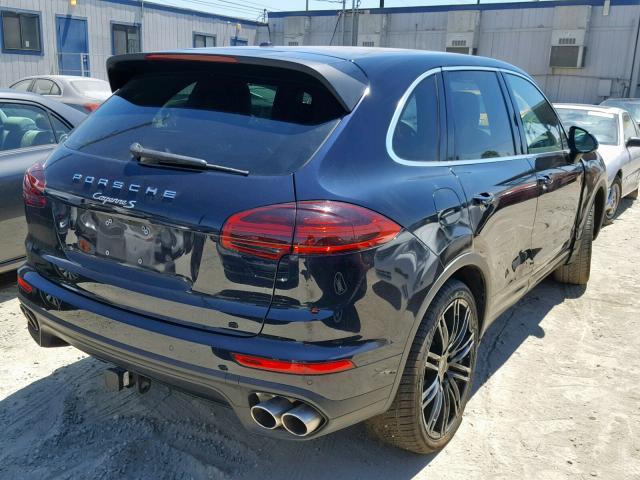 WP1AB2A22JLA61195 - 2018 PORSCHE CAYENNE S BLUE photo 4