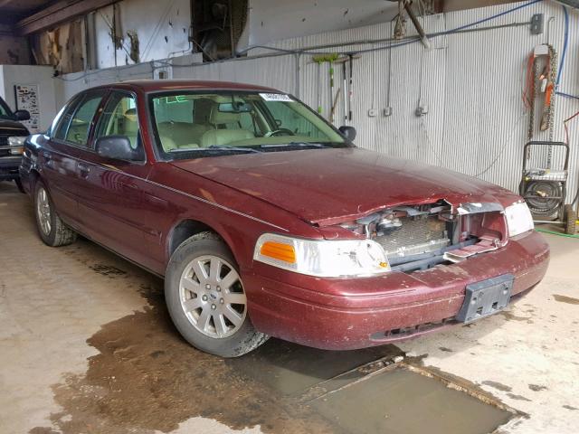 2FAFP74VX8X127653 - 2008 FORD CROWN VICT MAROON photo 1