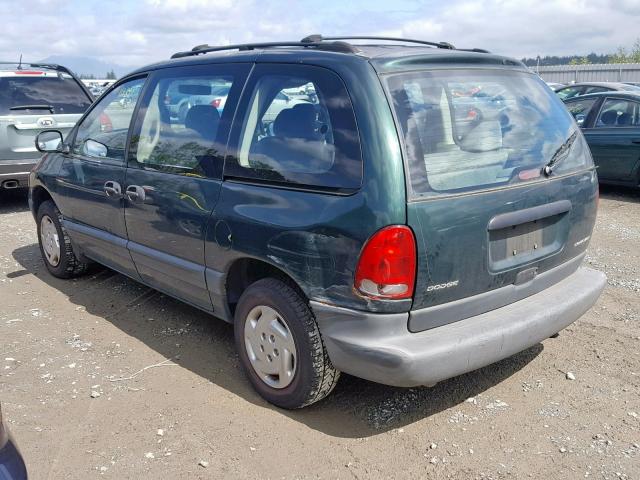 2B4GP453XTR786370 - 1996 DODGE CARAVAN SE GREEN photo 3