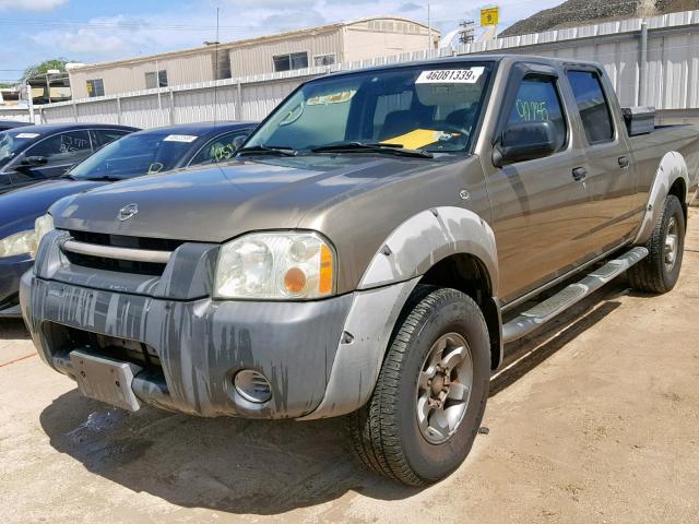 1N6ED29X12C337796 - 2002 NISSAN FRONTIER C GOLD photo 2