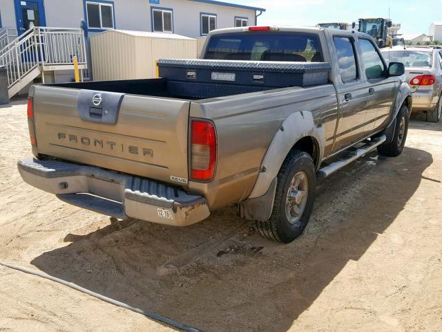 1N6ED29X12C337796 - 2002 NISSAN FRONTIER C GOLD photo 4