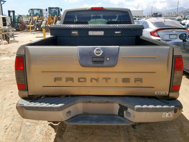 1N6ED29X12C337796 - 2002 NISSAN FRONTIER C GOLD photo 6