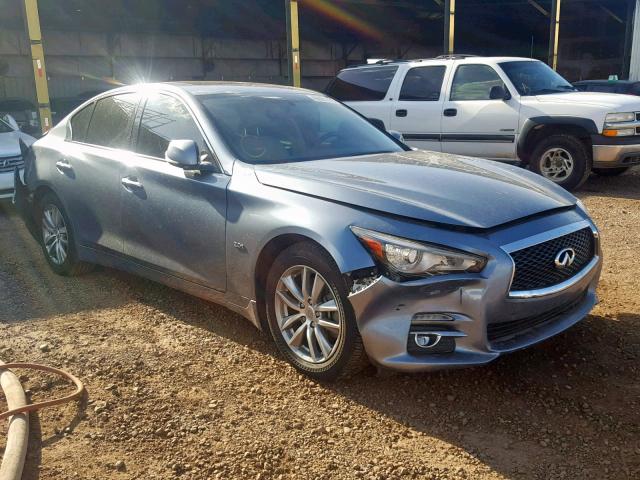 JN1CV7AP7GM202102 - 2016 INFINITI Q50 BASE BLUE photo 1