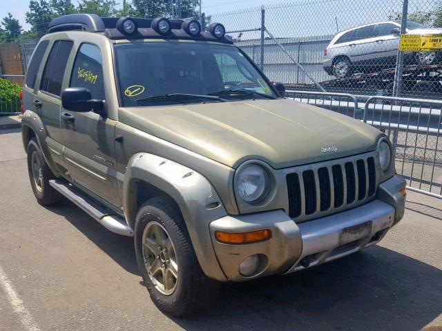 1J8GL38K93W553026 - 2003 JEEP LIBERTY RE GREEN photo 1