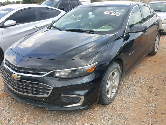 1G1ZB5ST9HF195037 - 2017 CHEVROLET MALIBU LS 黑色 照片 2