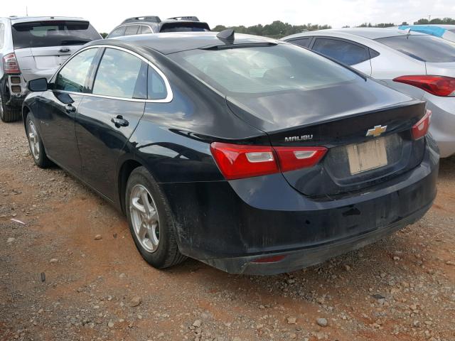 1G1ZB5ST9HF195037 - 2017 CHEVROLET MALIBU LS 黑色 照片 3