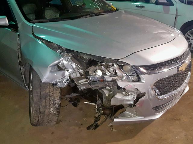 1G11F5SL2FF323987 - 2015 CHEVROLET MALIBU LTZ ვერცხლისფერი ფოტო 9