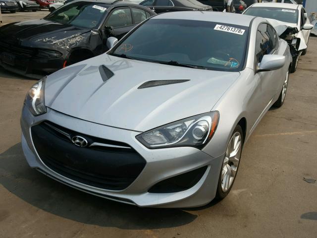 KMHHT6KD9DU084309 - 2013 HYUNDAI GENESIS CO SILVER photo 2