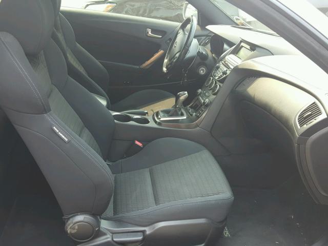 KMHHT6KD9DU084309 - 2013 HYUNDAI GENESIS CO SILVER photo 5