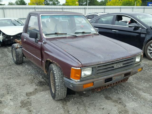 JT4RN50R5H5109847 - 1987 TOYOTA PICKUP 1/2 BURGUNDY photo 1