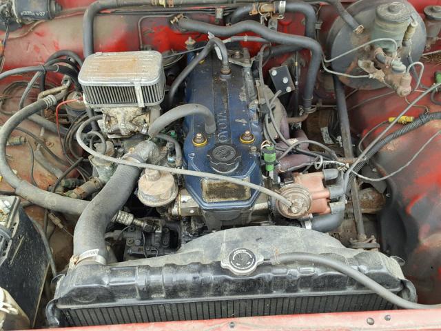 JT4RN50R5H5109847 - 1987 TOYOTA PICKUP 1/2 BURGUNDY photo 7