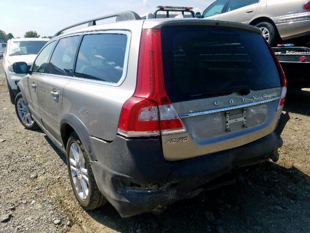 YV4612NK0G1252989 - 2016 VOLVO XC70 T5 SILVER photo 3