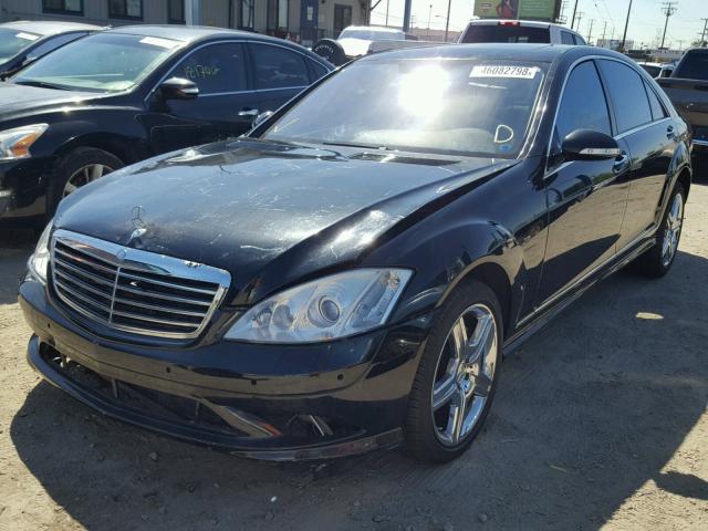 WDDNG71XX9A242555 - 2009 MERCEDES-BENZ S 550 BLACK photo 2