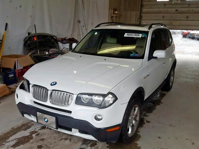 WBXPC93477WF10500 - 2007 BMW X3 3.0SI WHITE photo 2