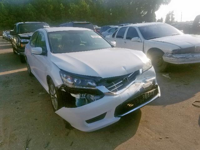 1HGCR2F37DA250689 - 2013 HONDA ACCORD LX WHITE photo 1